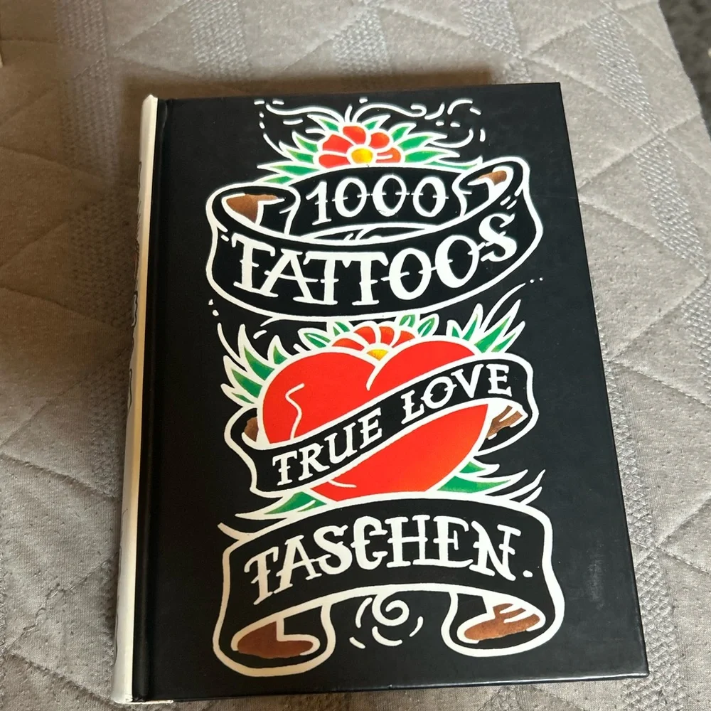 Taschen Black Hardcover 1000 Tattoos Traditional Tats Design Art Book